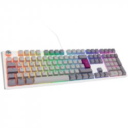 Ducky One 3 Mist Grey Gaming Tastatur, RGB LED - MX-Brown