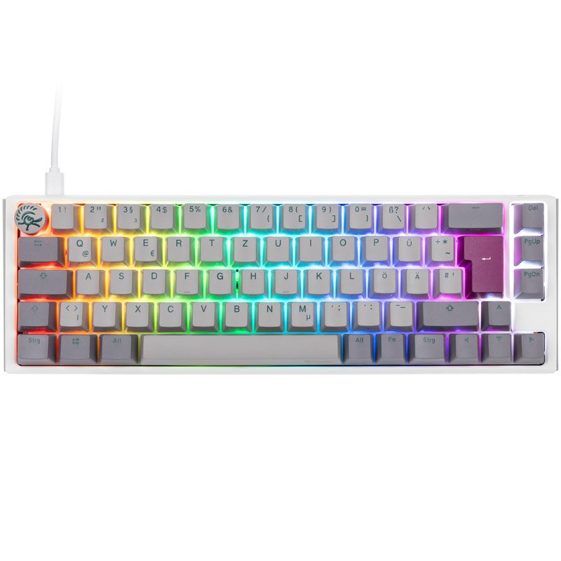 Ducky One 3 Mist Grey SF Gaming Tastatur, RGB LED - MX-Brown
