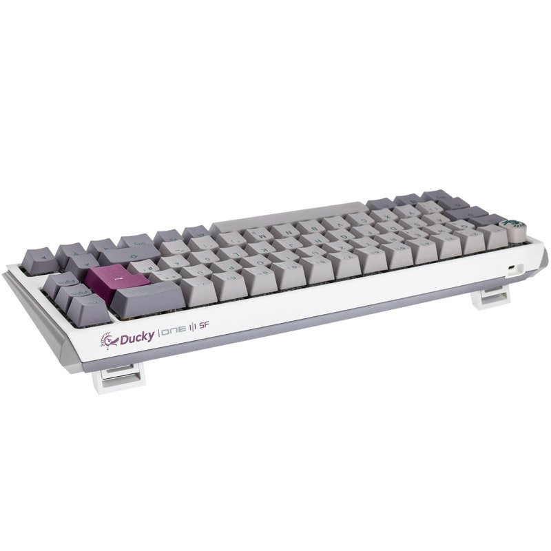 Ducky One 3 Mist Grey SF Gaming Tastatur, RGB LED - MX-Speed-Silver