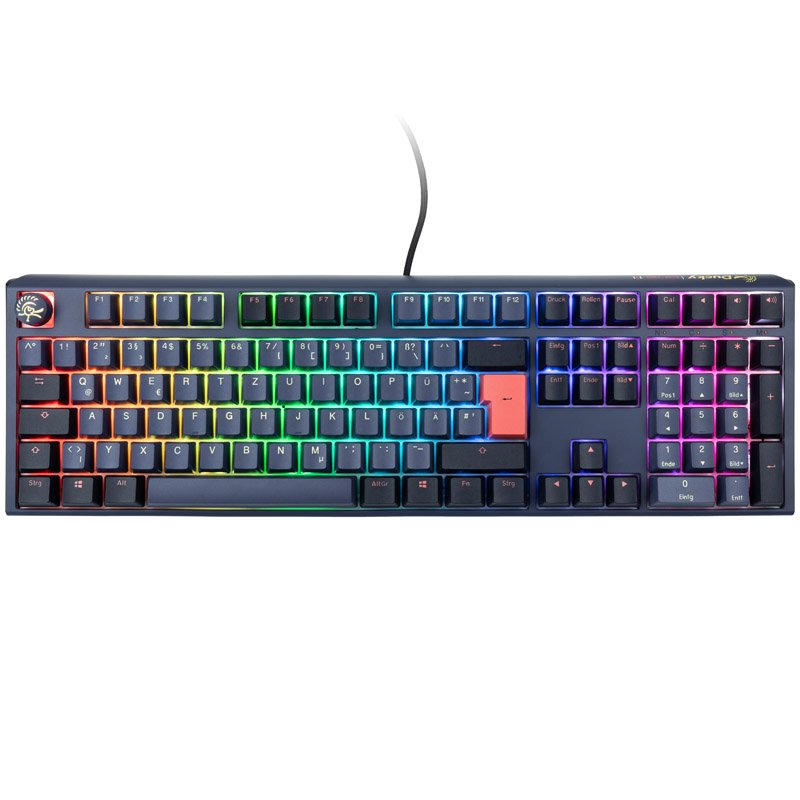 Ducky One 3 Cosmic Blue Gaming Tastatur, RGB LED - MX-Speed-Silver