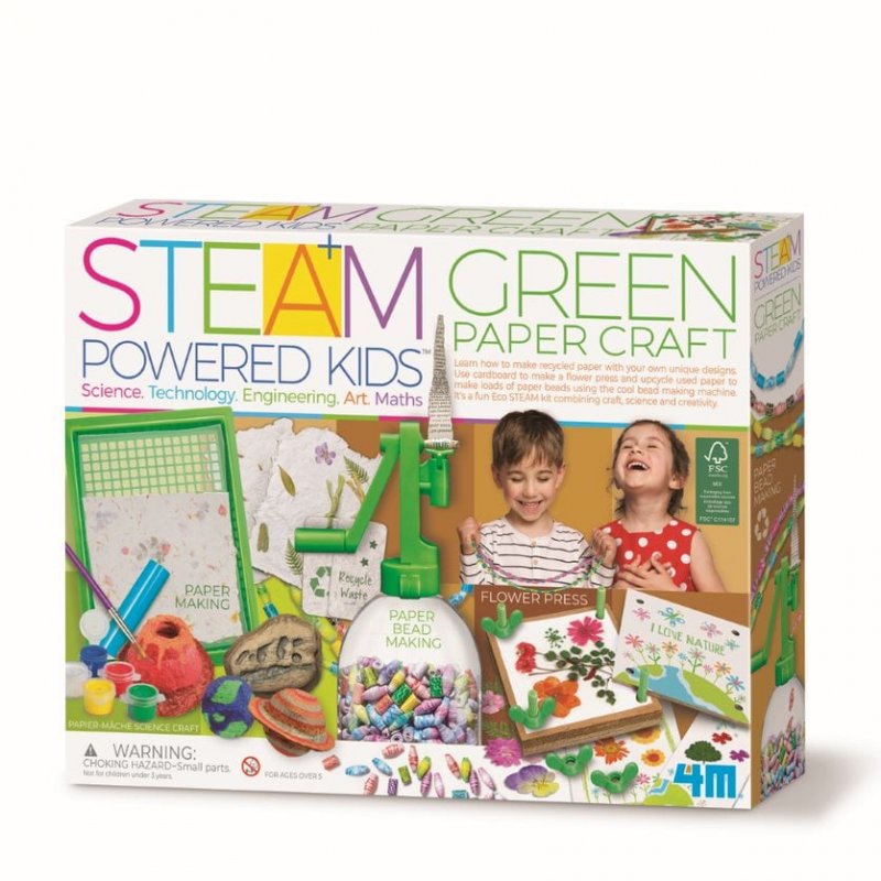 4M - STEAM POWERED KIDS / Green Paper craft (4M-05542)