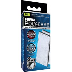 FLUVAL - Poly/Carbon Cartridge 2 pack U2 - (126.2490)