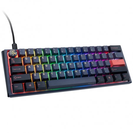Ducky One 3 Cosmic Blue Mini Gaming Tastatur, RGB LED - MX-Blue (US)