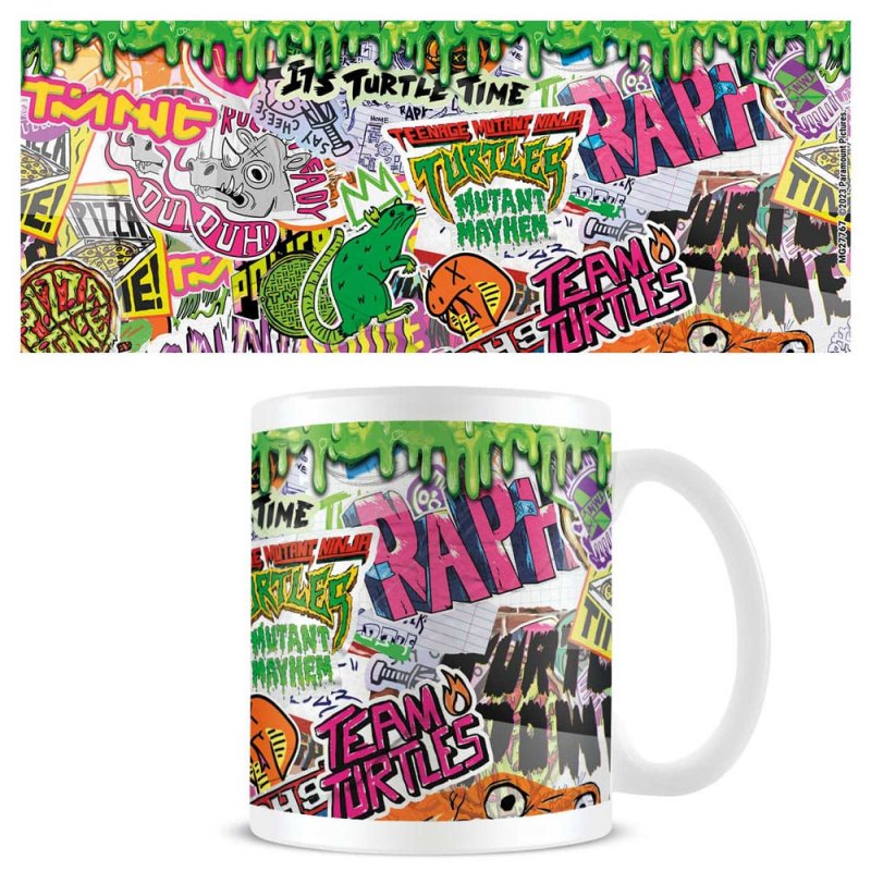 Tortues Ninja mug Mutant Mayhem Graffiti