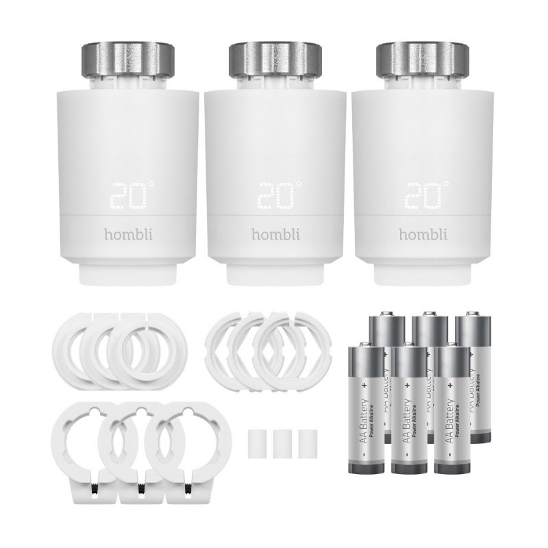 STOCK1 - Hombli HBPP-0112 vanne de radiateur thermostatique Adapté à une utilisation à l'intérieur