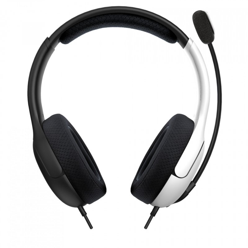 PDP LVL40 Casque Avec fil Arceau Jouer Noir, Blanc