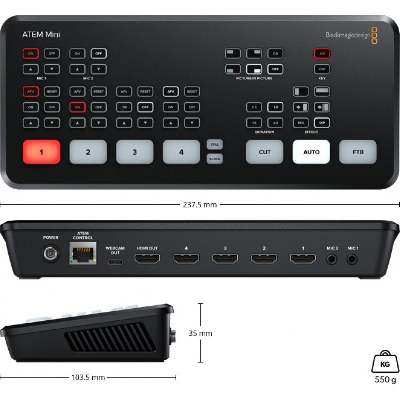 Blackmagic Design ATEM Mini Full HD