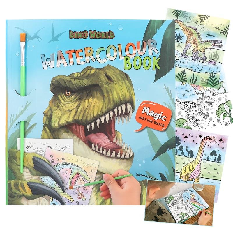 Dino World - Watercolour Book - 412578