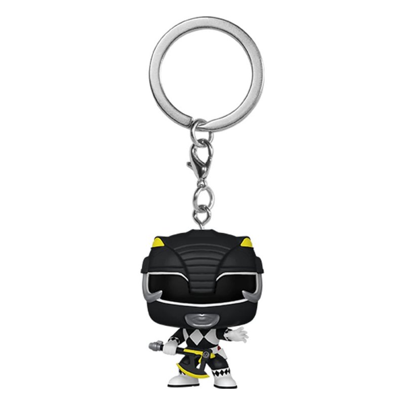 Power Rangers 30th présentoir porte-clés Pocket POP! Vinyl Black Ranger 4 cm (12)