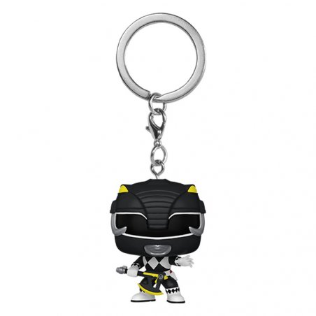 Power Rangers 30th présentoir porte-clés Pocket POP! Vinyl Black Ranger 4 cm (12)