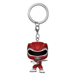 Power Rangers 30th présentoir porte-clés Pocket POP! Vinyl Red Ranger 4 cm (12)