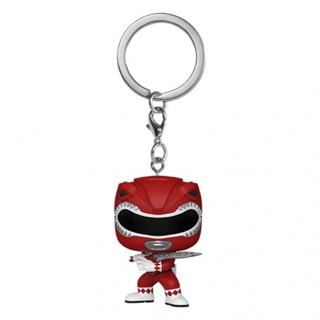 Power Rangers 30th présentoir porte-clés Pocket POP! Vinyl Red Ranger 4 cm (12)
