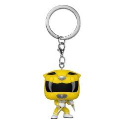 Power Rangers 30th présentoir porte-clés Pocket POP! Vinyl Yellow Ranger 4 cm (12)