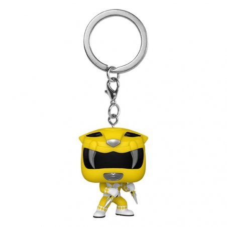 Power Rangers 30th présentoir porte-clés Pocket POP! Vinyl Yellow Ranger 4 cm (12)