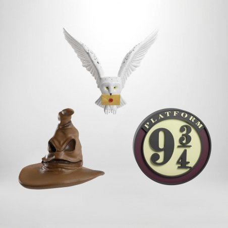 HARRY POTTER - Symboles - Set de 3 Décorations de Noël