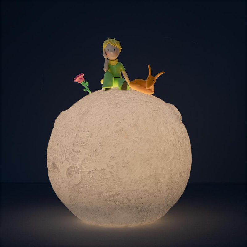 LE PETIT PRINCE - Lune - Lampe Décorative - 19cm