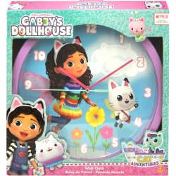 Euromic - Gabbys Dollhouse - Wall Clock (033731201)