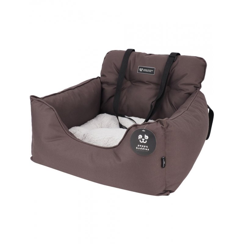 Peppy Buddies - Car seat Luxury Brown Cozy - (697271866725)