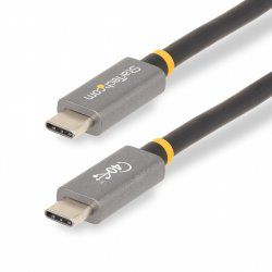 StarTech.com Câble USB4 de 1m, Câble USB-C Certifié par l'USB-IF, 40 Gbps, Cordon de Transfert de Données USB Type-C