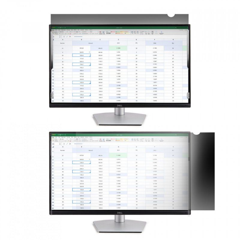 StarTech.com 22-inch 16:9 Computer Monitor Privacy Filter, Anti-Glare Privacy Screen w/51% Blue Light Reduction, Monitor