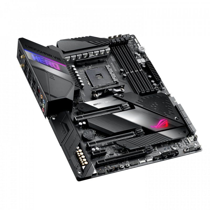 ASUS compatible ROG Crosshair VIII Hero (WI-FI) - Motherboard - ATX - Socket AM4 - AMD X570