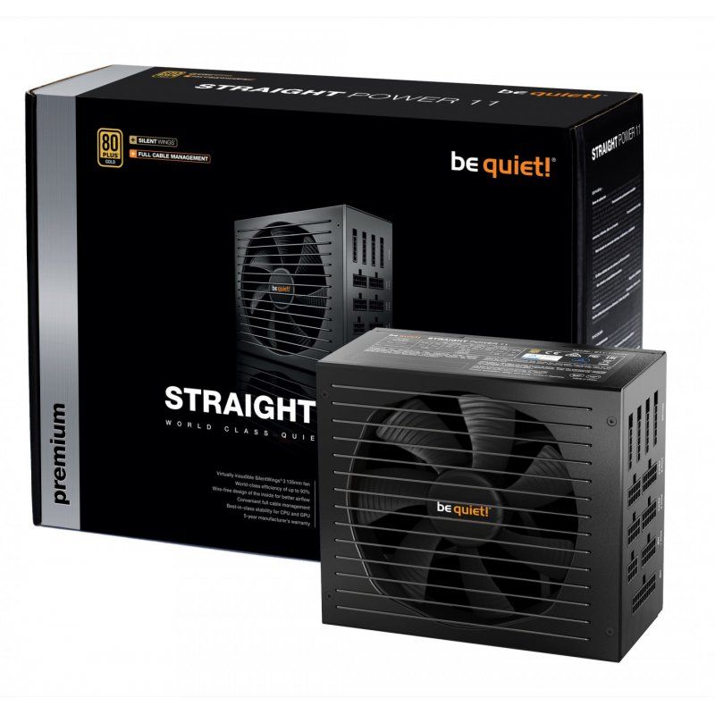 be quiet! Straight Power 11 unité d'alimentation d'énergie 1000 W 20+4 pin ATX ATX Noir