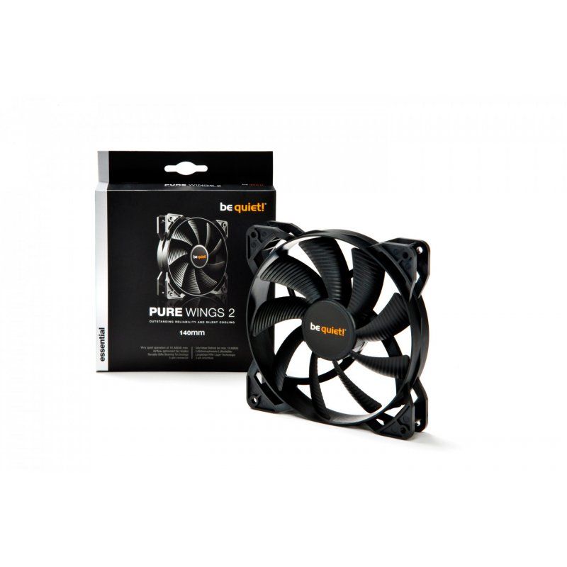 be quiet! PURE WINGS 2, 140mm Computer case Fan 14 cm Black