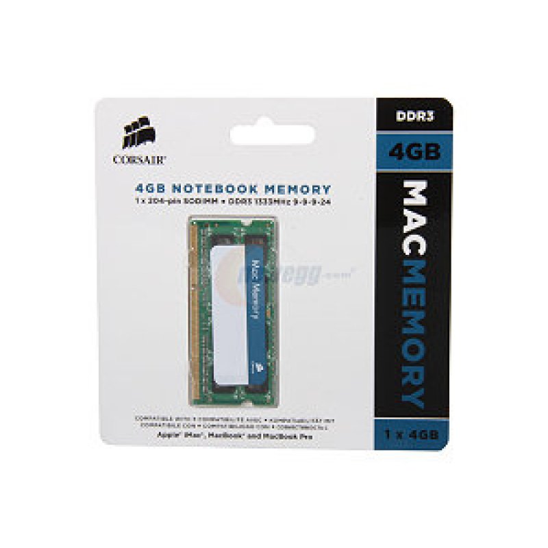 Corsair CMSA4GX3M1A1333C9 module de mémoire 4 Go 1 x 4 Go DDR3 1333 MHz