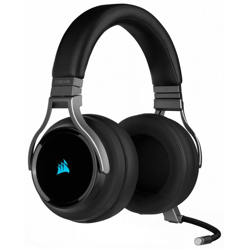 Corsair Virtuoso RGB Casque Avec fil &sans fil Arceau Jouer USB Type-A Charbon