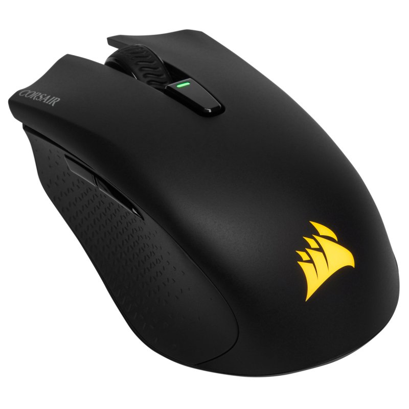 CORSAIR Gaming HARPOON RGB - Maus - 2.4 GHz, Bluetooth 4.2 + LE, USB 2.0 - Schwarz