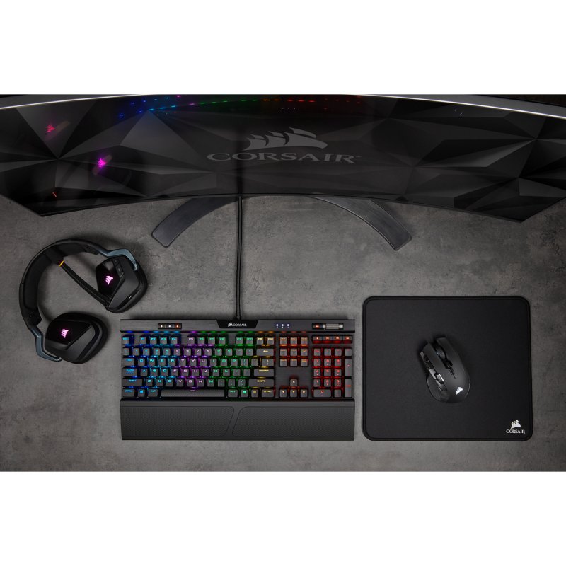 Corsair IRONCLAW RGB mouse Right-hand RF Wireless + Bluetooth + USB Type-A Optical 18000 DPI