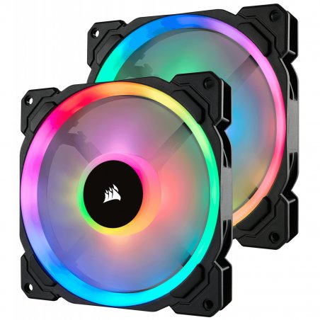 Ventilateur Corsair compatible LL140 Node Pro High Performance PWM (RGB), Twin P