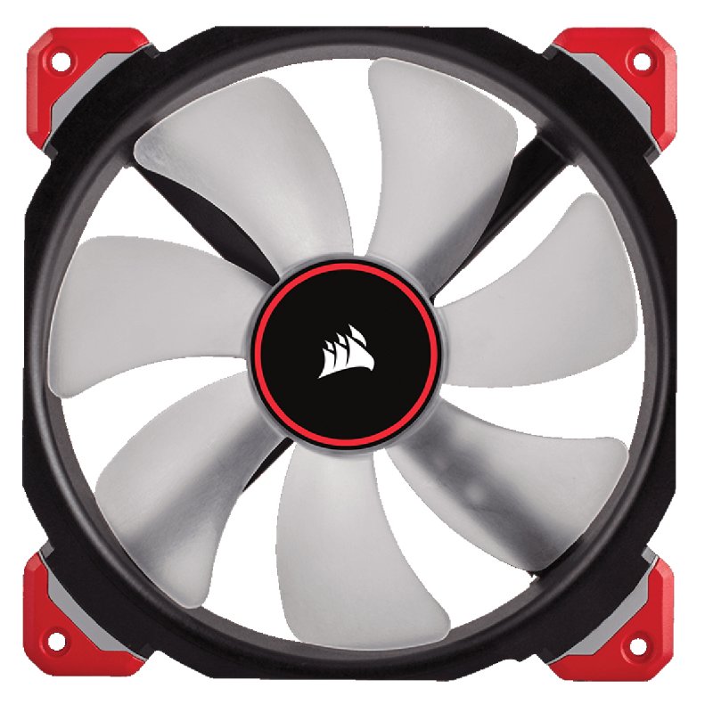 Corsair Air ML140 Pro Boitier PC Ventilateur 14 cm Noir, Transparent