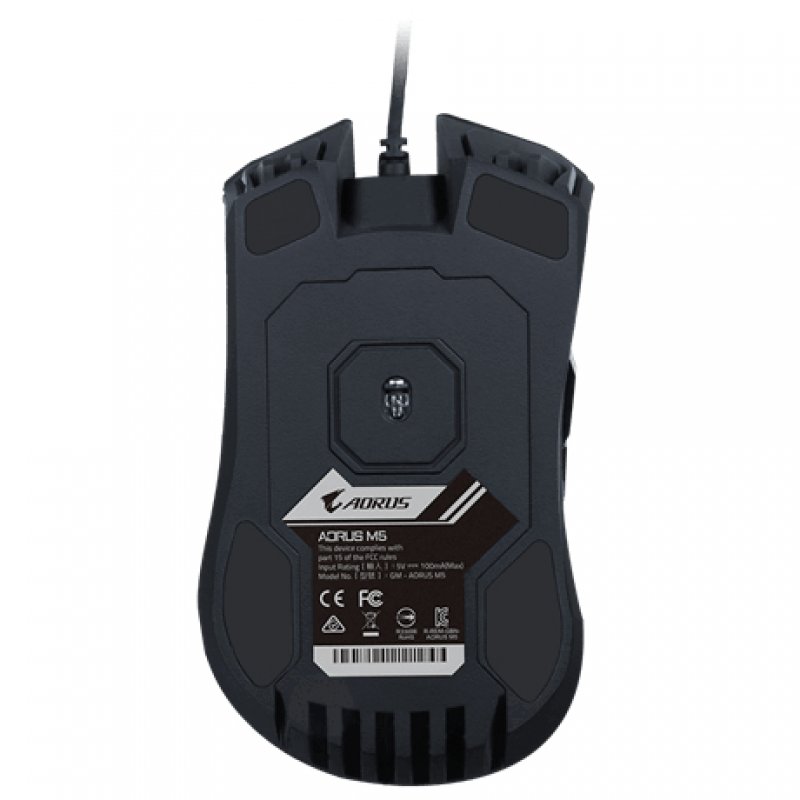 Gigabyte AORUS M5 souris Droitier USB Type-A Optique 16000 DPI