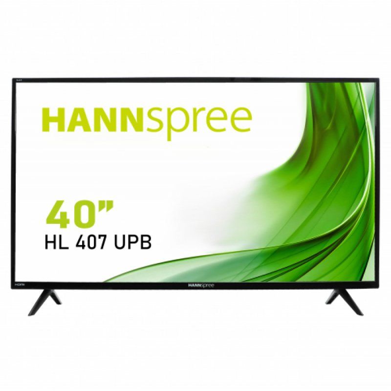 Hannspree HL407UPB affichage de messages 100,3 cm (39.5") VA 260 cd/m² Full HD Noir Intégré dans le processeur
