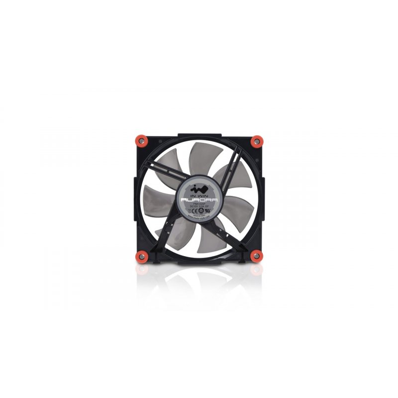 Ventilateur IN WIN Aurora RGB-LED, 120mm Noir/Rouge