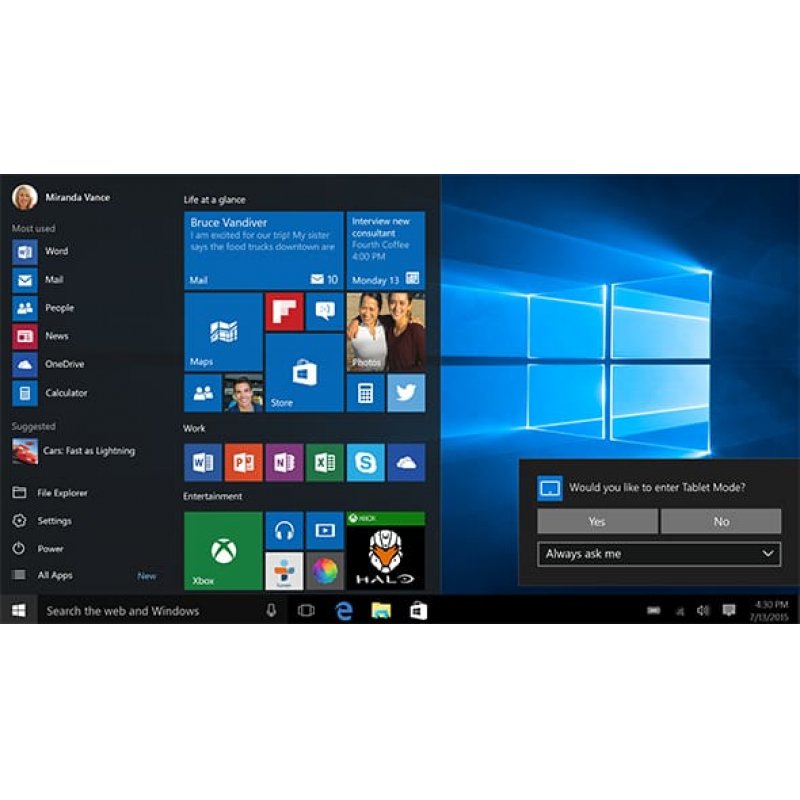 Microsoft Windows 10 Pro 1 licence(s)