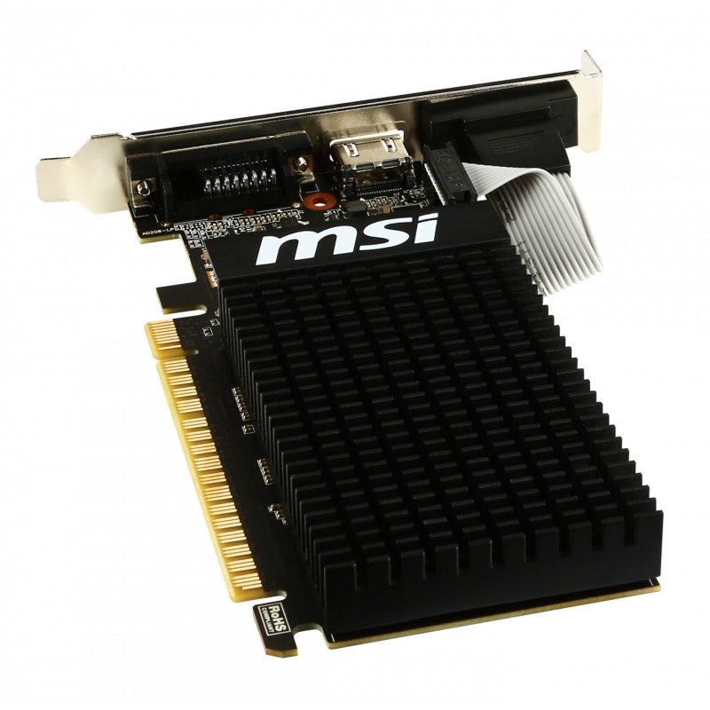 MSI compatible GeForce GT 710 2GD3H LP, 2048 MB DDR3, Low Profile