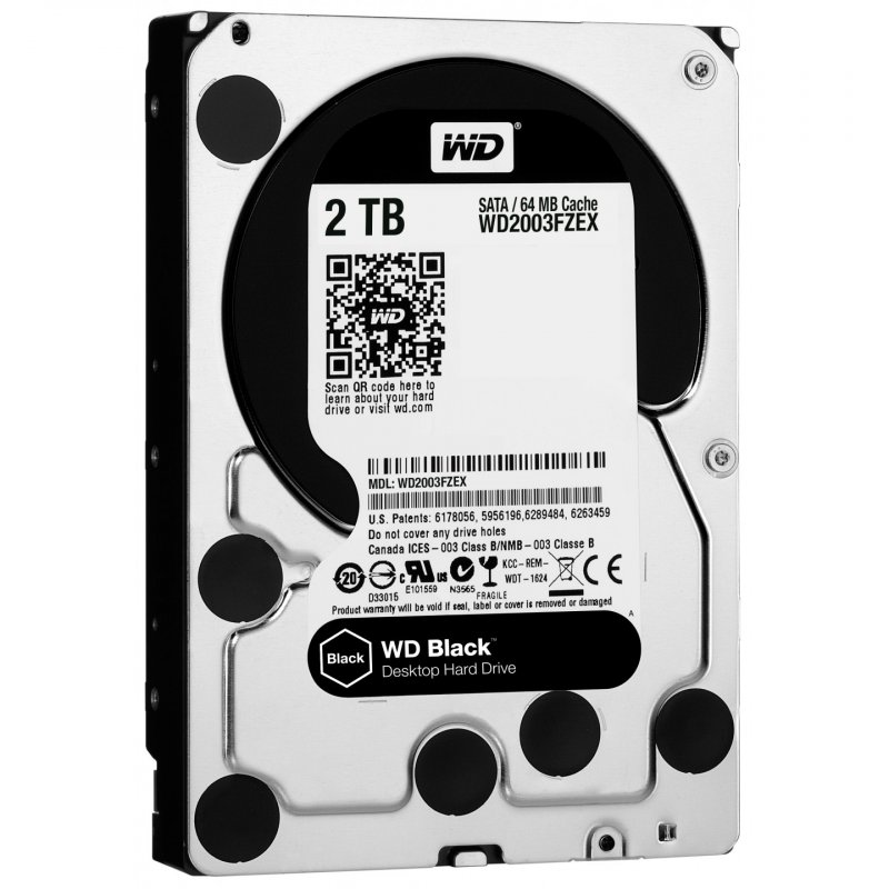 Western Digital Black 3.5" 2 To Série ATA III