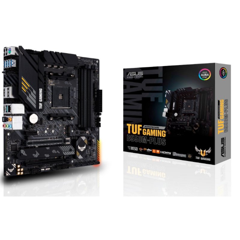 ASUS compatible TUF GAMING B550M-PLUS - Motherboard - micro ATX - Socket AM4 - AMD B550