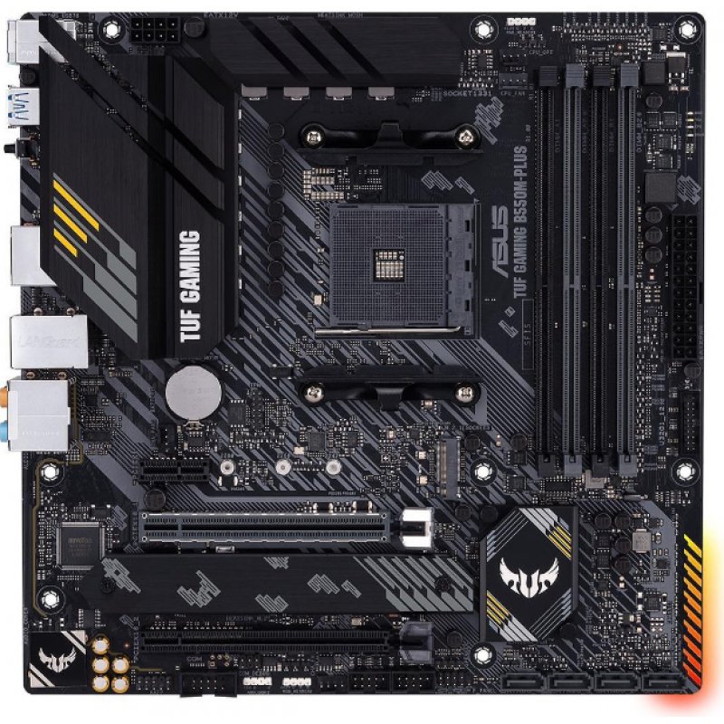 ASUS compatible TUF GAMING B550M-PLUS - Motherboard - micro ATX - Socket AM4 - AMD B550