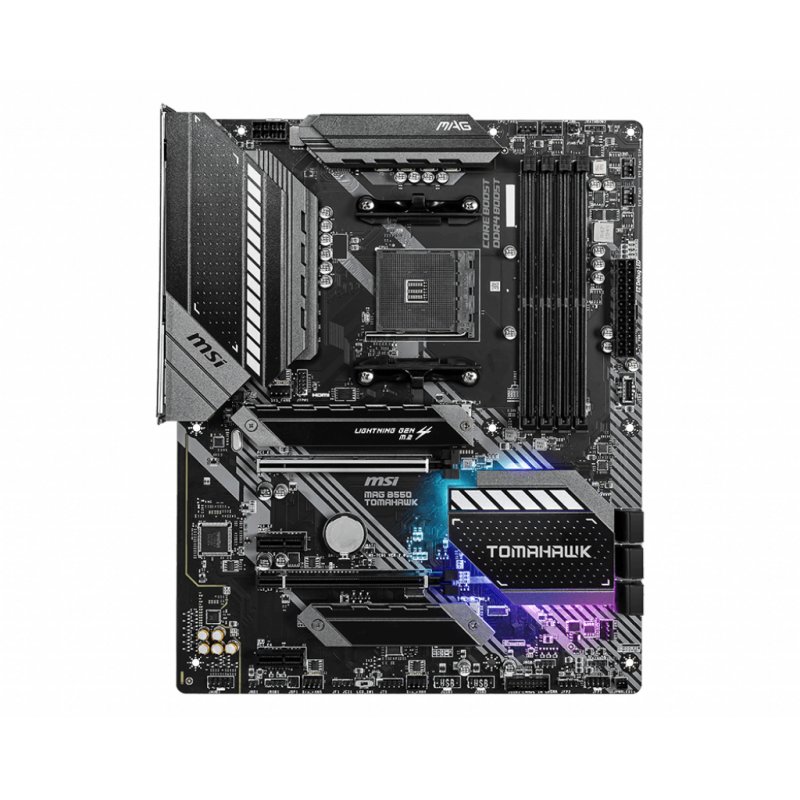 MSI compatible MAG B550 TOMAHAWK - Motherboard - ATX - Socket AM4 - AMD B550