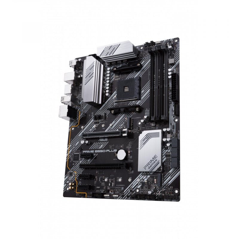 ASUS compatible PRIME B550-PLUS - Motherboard - ATX - Socket AM4 - AMD B550