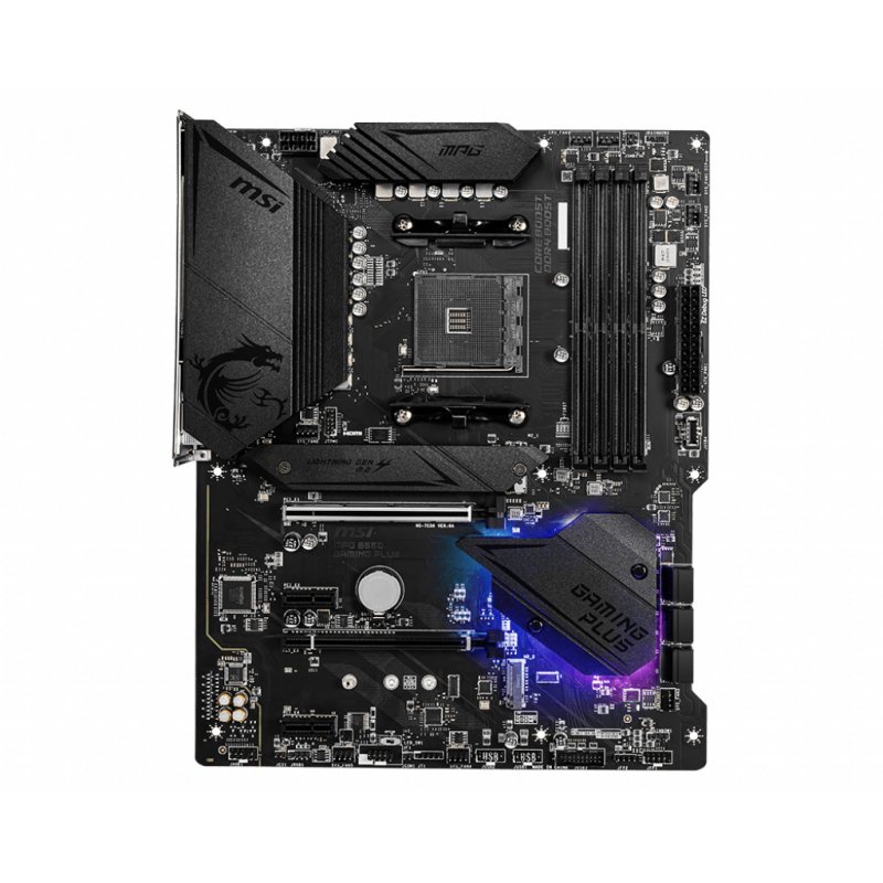 MSI compatible MPG B550 GAMING PLUS - Motherboard - ATX - Socket AM4 - AMD B550