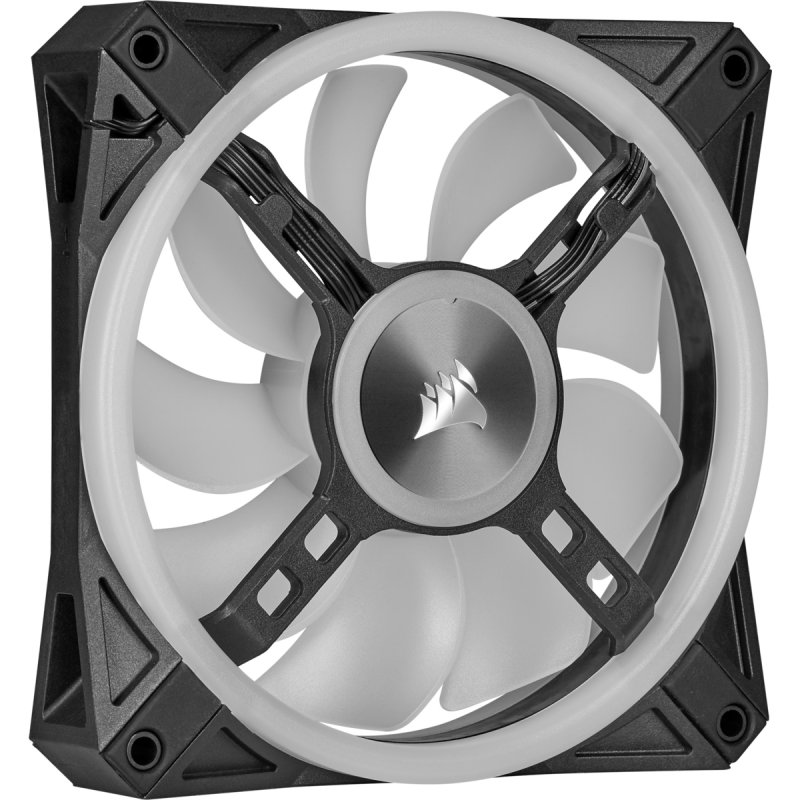 Corsair CO-9050098-WW système de refroidissement d’ordinateur Boitier PC Ventilateur 12 cm Noir, Gris
