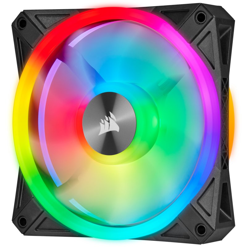 Corsair CO-9050100-WW computer cooling system Computer case Fan 14 cm Black, Grey
