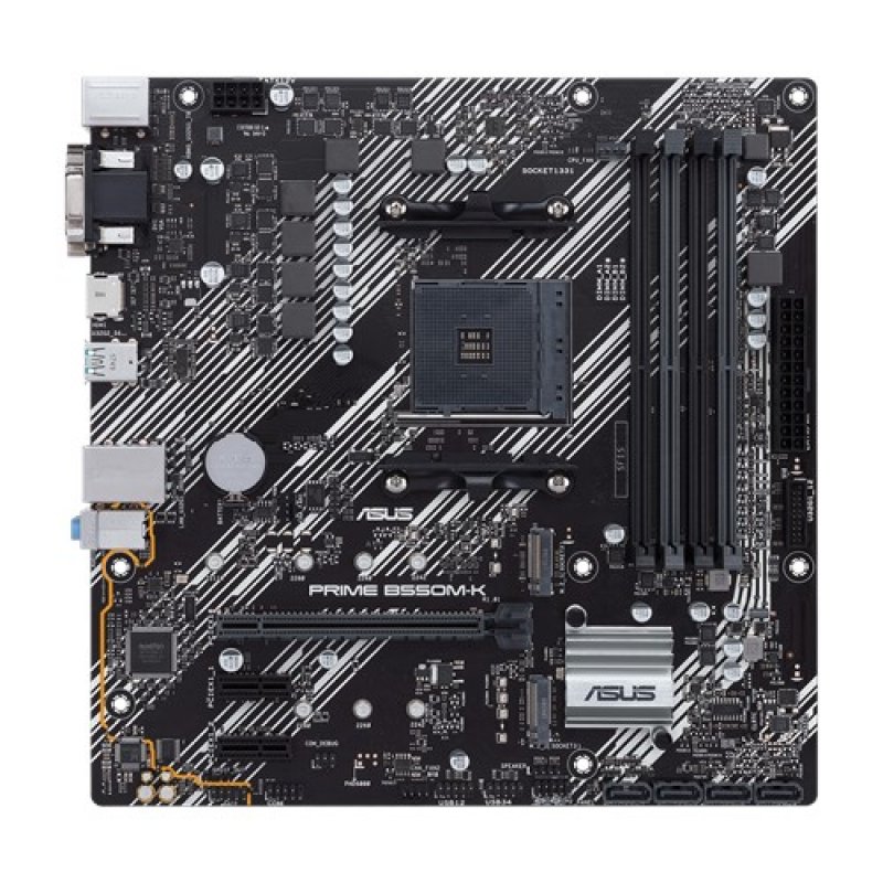 ASUS compatible PRIME B550M-K - Motherboard - micro ATX - Socket AM4 - AMD B550