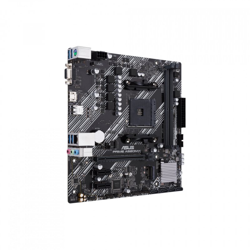 ASUS compatible PRIME A520M-K - Motherboard - micro ATX - Socket AM4 - AMD A520