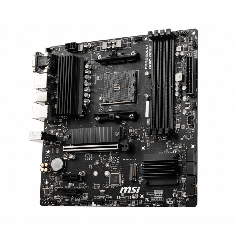 MSI compatible B550M PRO-VDH - Motherboard - micro ATX - Socket AM4 - AMD B550