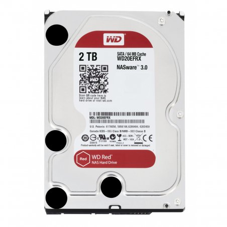 Western Digital compatible Red, SATA 6G, Intellipower, 3,5 Pouces - 2 TB